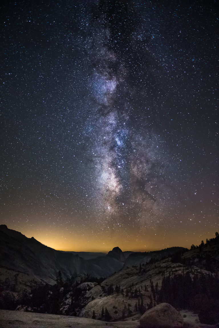Yosemite Night Photography Milky Way